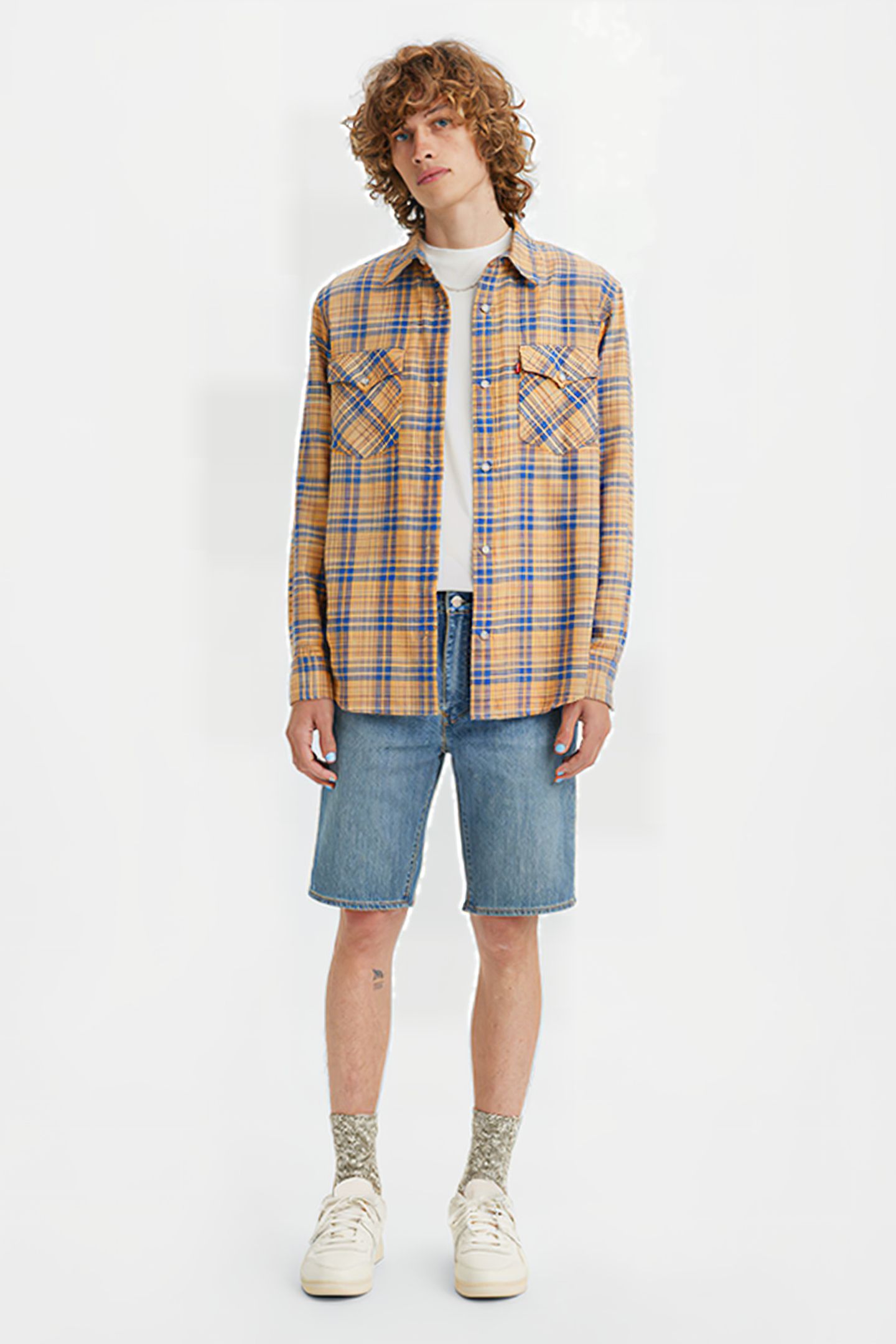 405 DENIM SHORT BLUE 6