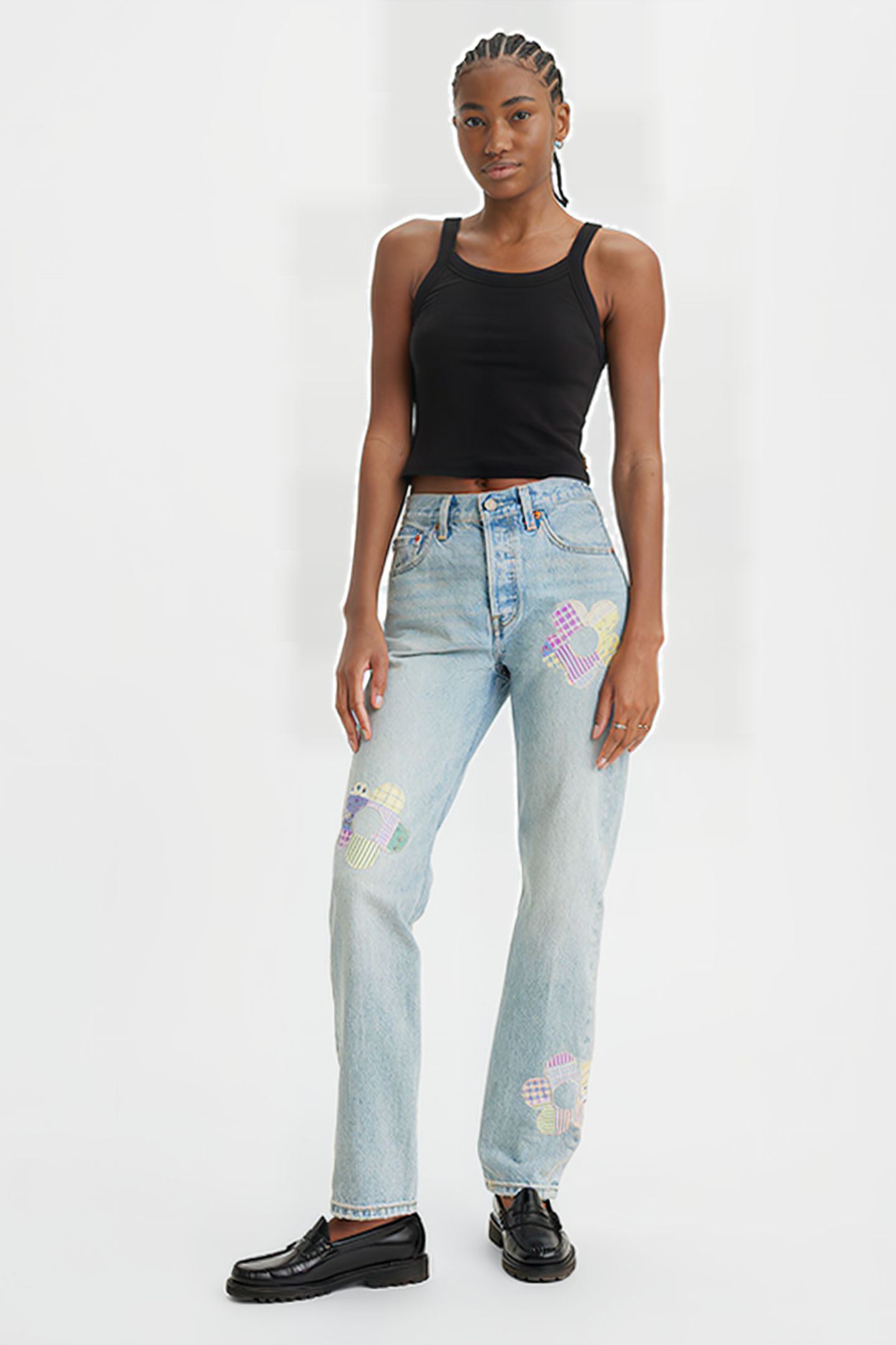 501 STRAIGHT JEANS BLUE 1