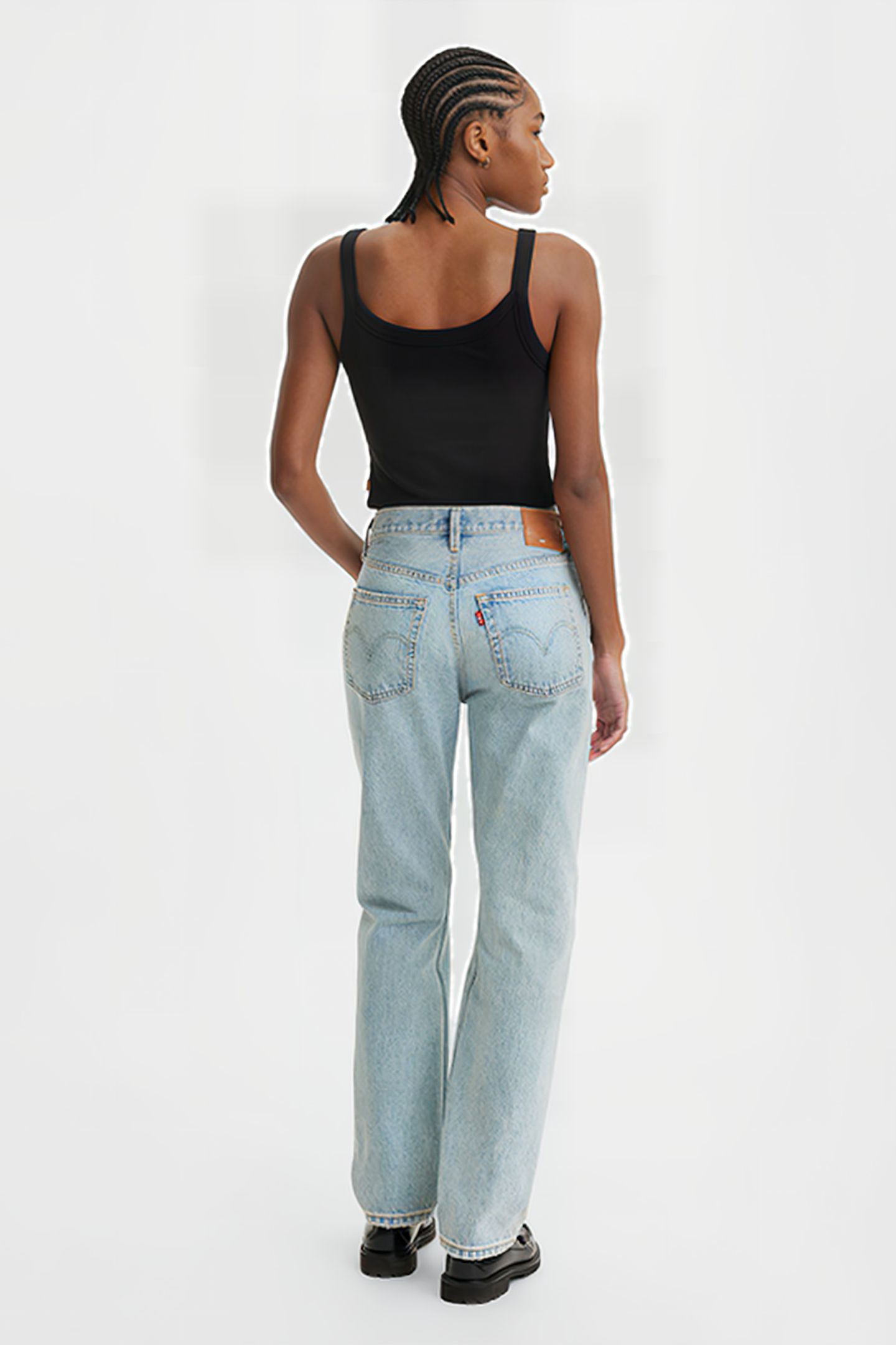 501 STRAIGHT JEANS BLUE 2