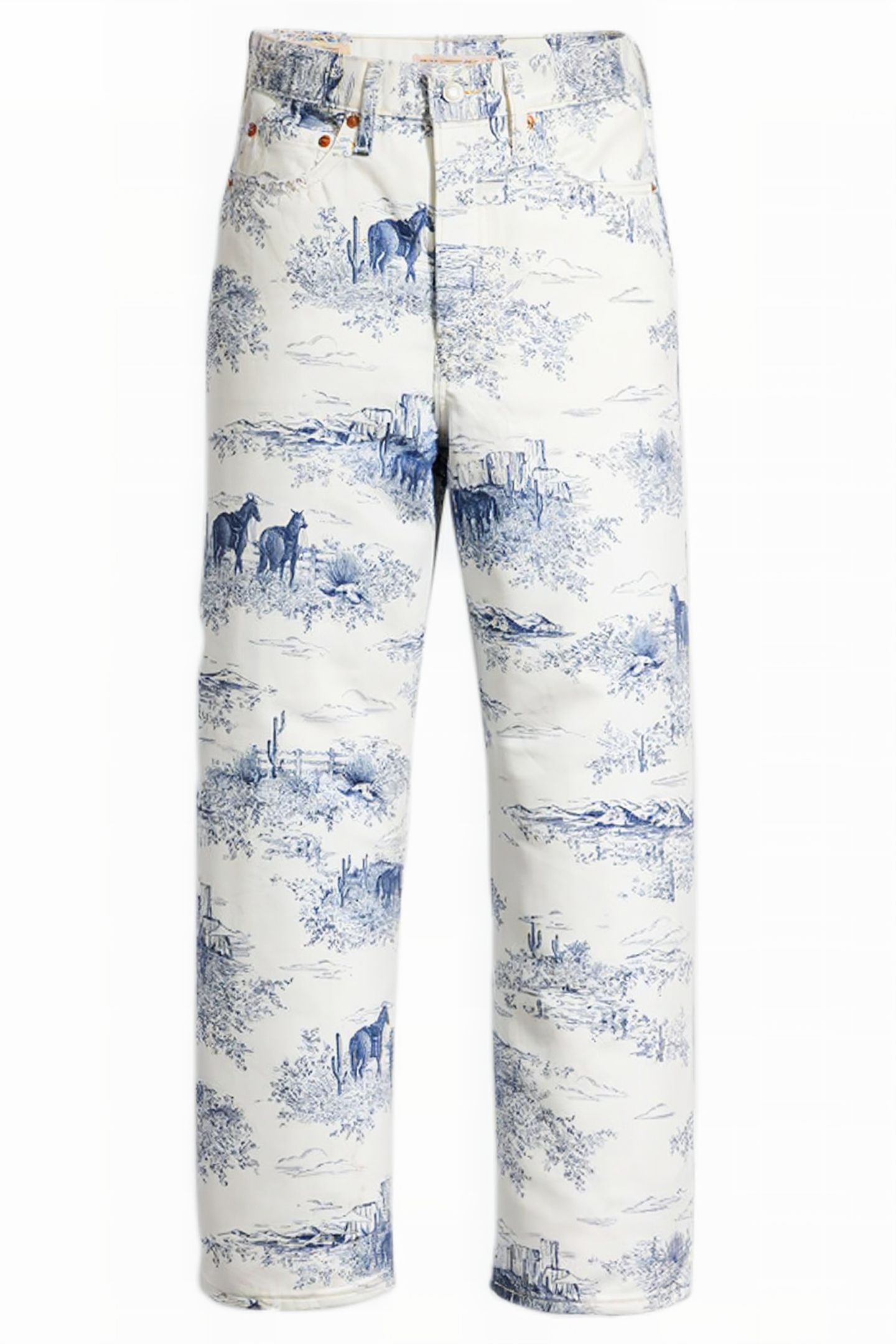 RIBCAGE STRAIGHT JEANS PANT WHITE 3