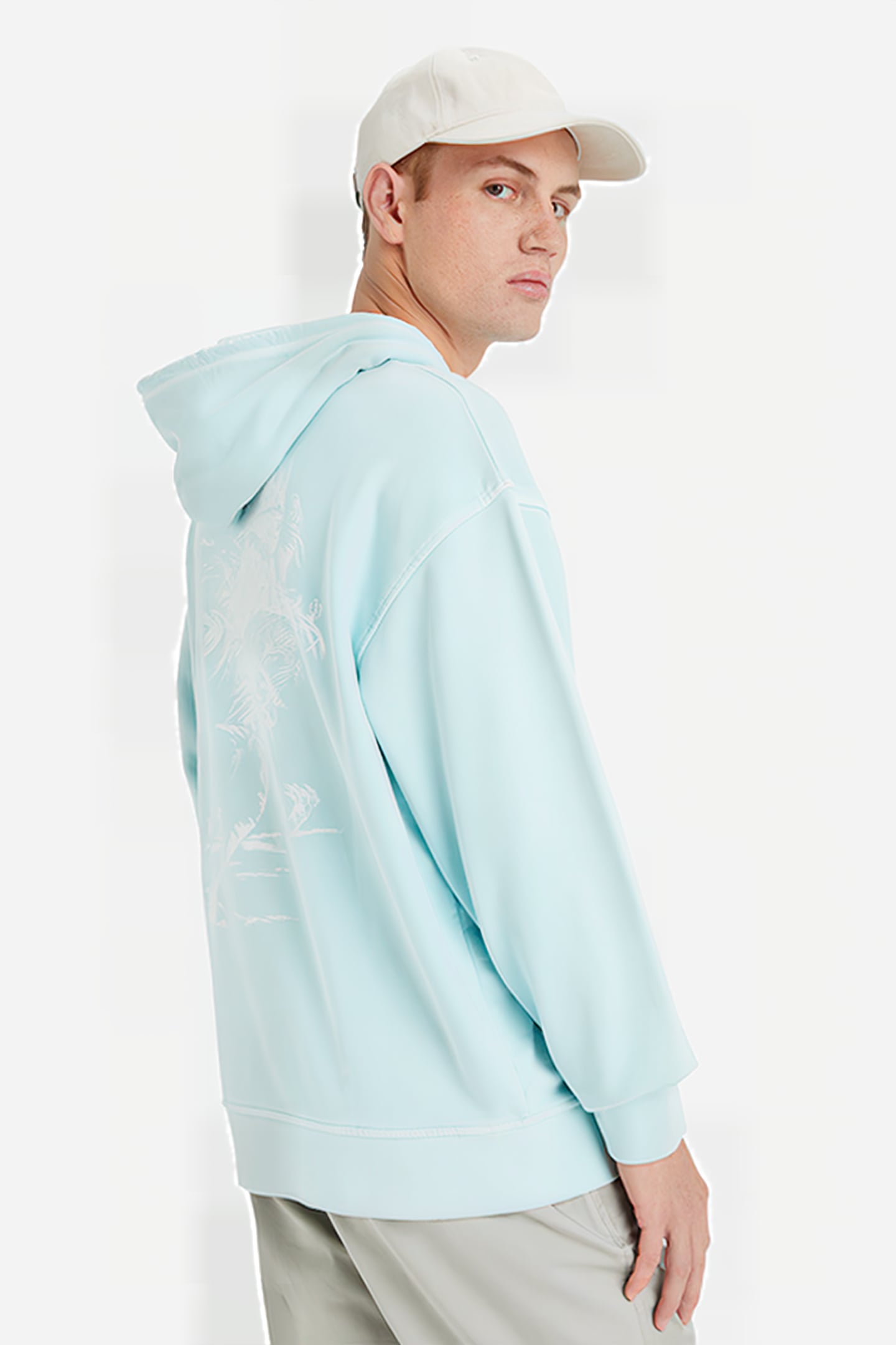 RELAXED JEANS HOODIE BLUE 2