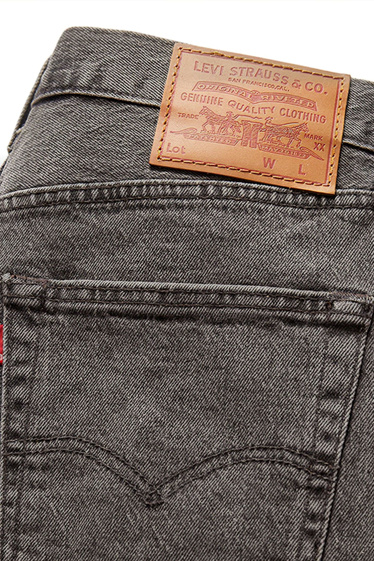 501 DENIM SHORT GREY 6