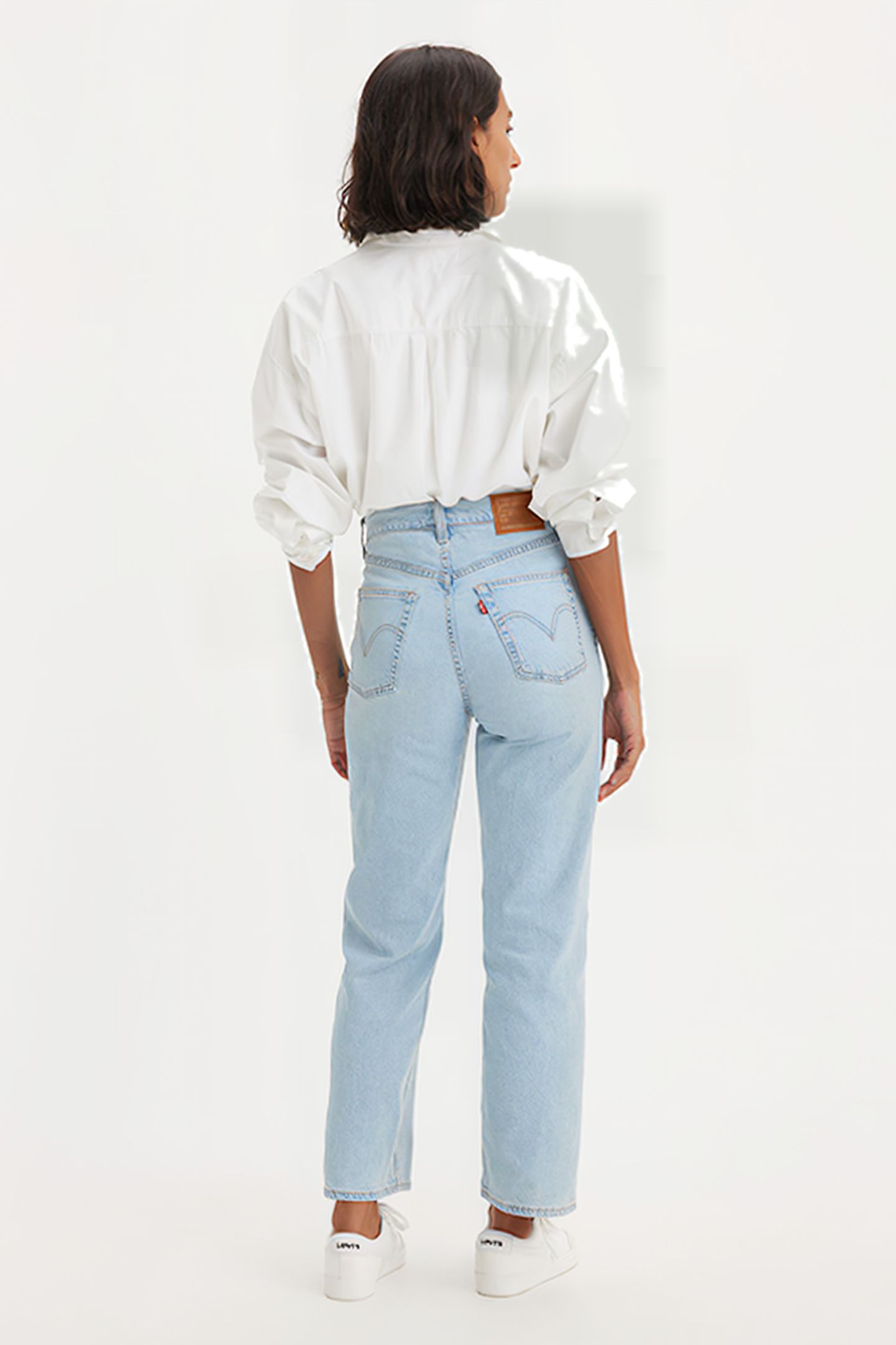 RIBCAGE STRAIGHT JEANS BLUE 3