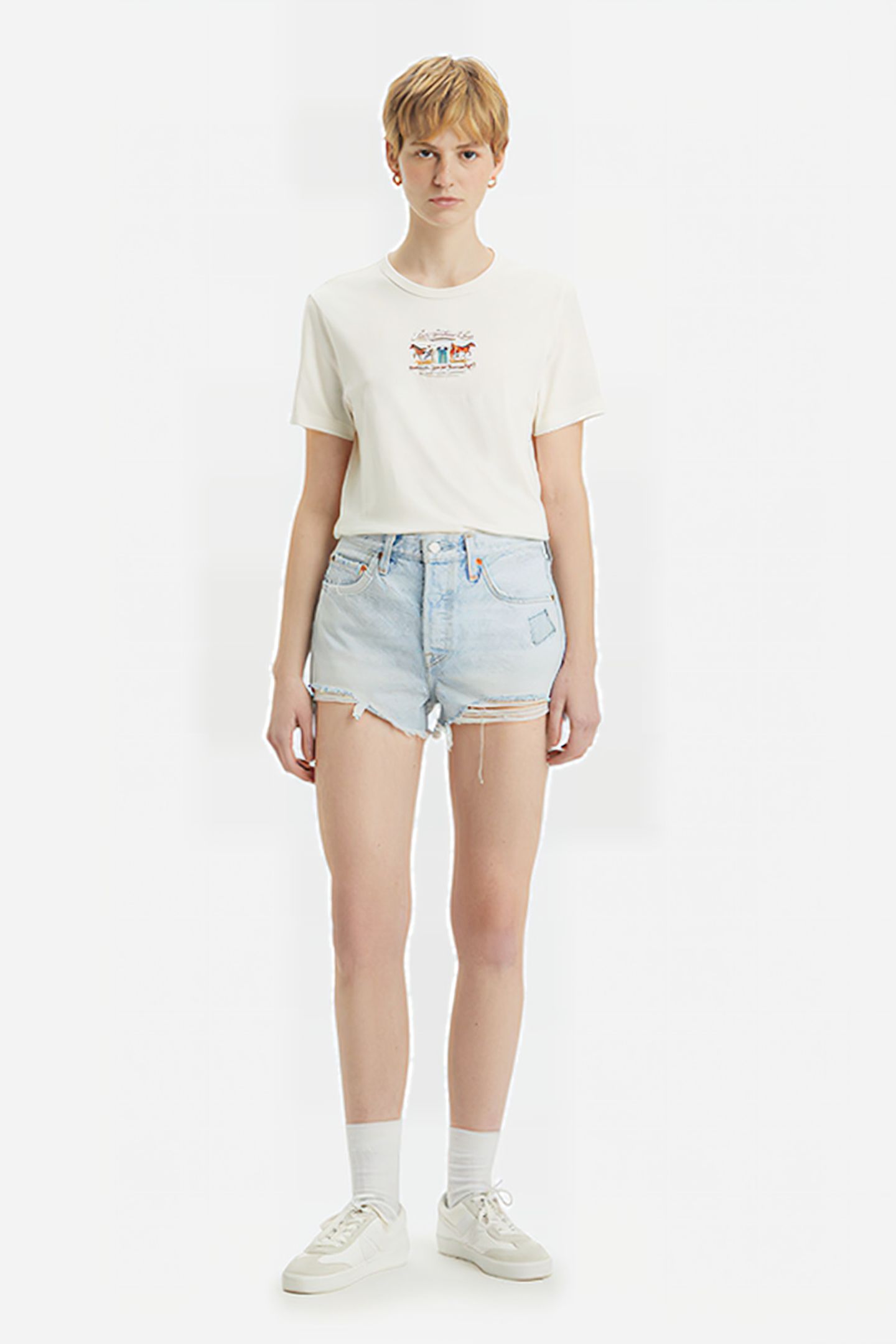 501 SHORT BLUE 1