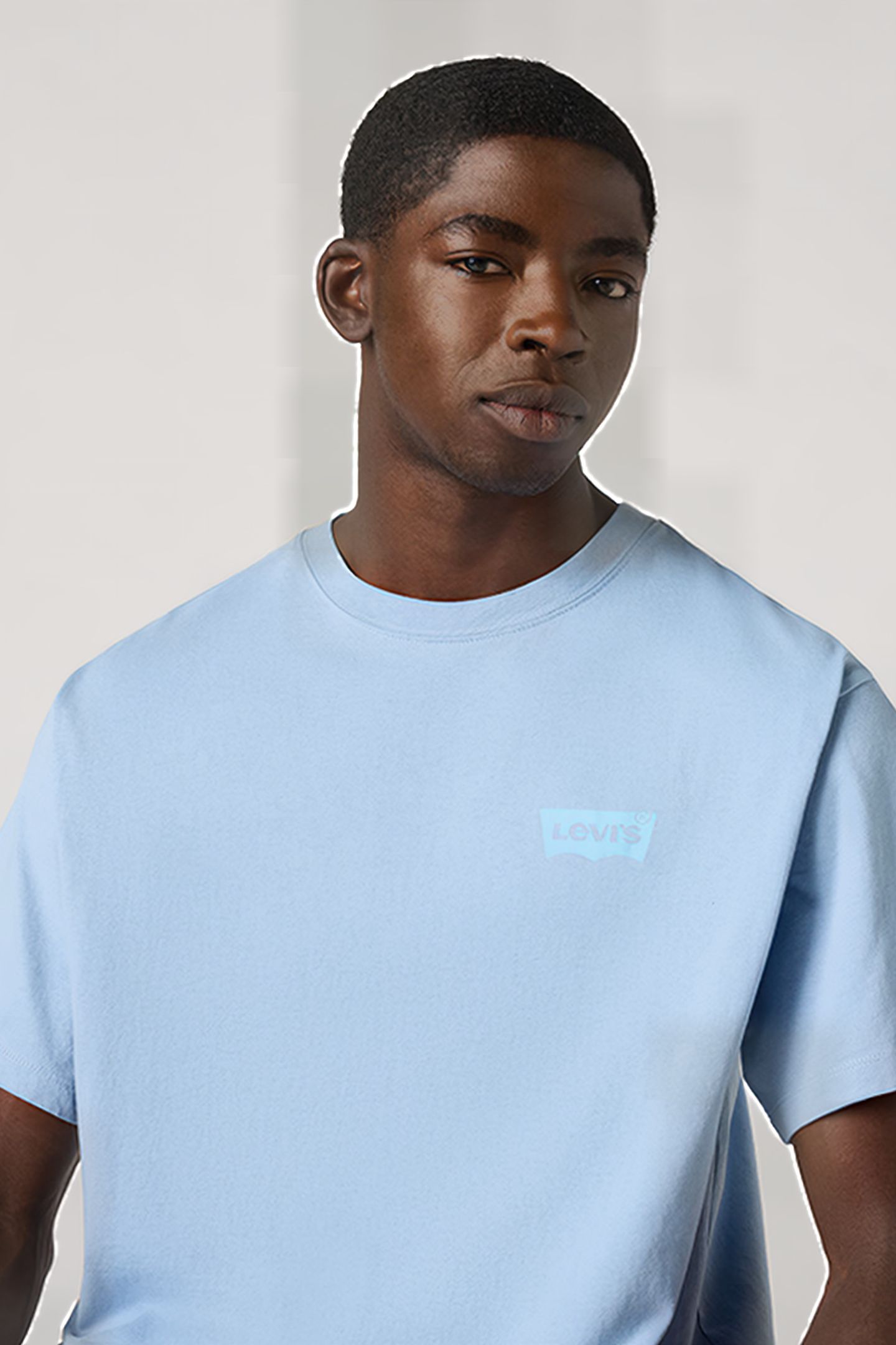 LSEVINTAGE PRINTED T-SHIRT BLUE 4
