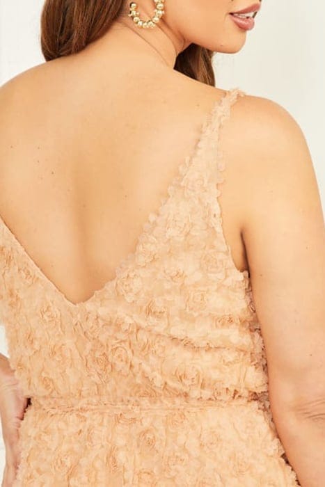MARCIANO BY GUESS ROSIE DRESS SMOOTH ALMOND 9