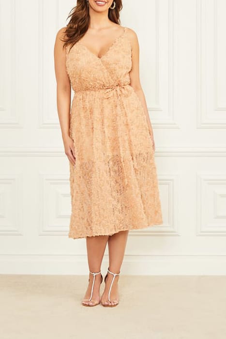 MARCIANO BY GUESS ROSIE DRESS SMOOTH ALMOND 2