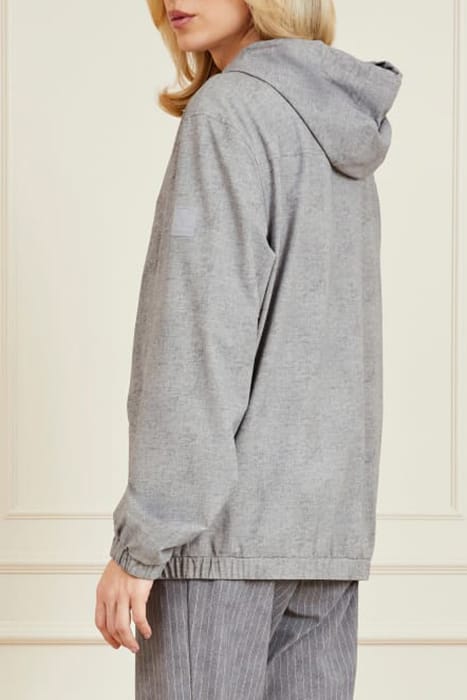MARCIANO BY GUESS FORMAL PERFORMANCE LIGHT WOOL GREY BOMBER 2
