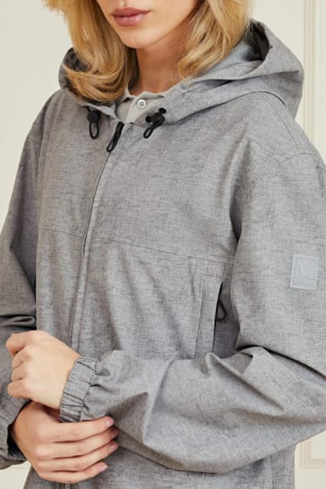 MARCIANO BY GUESS FORMAL PERFORMANCE LIGHT WOOL GREY BOMBER 5