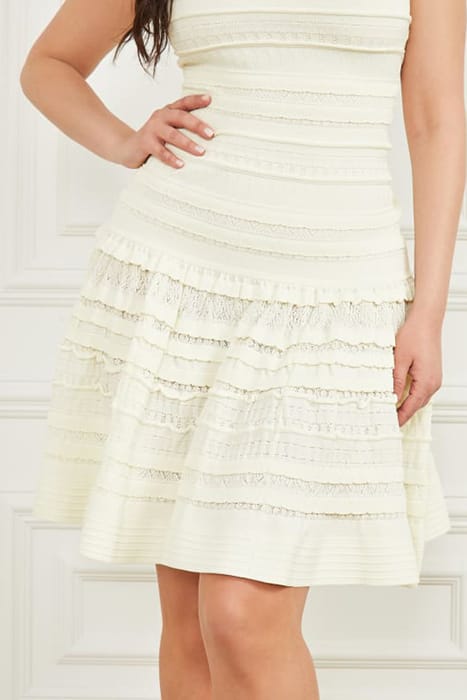 MARCIANO BY GUESS THE FLIRT SWEATER PALE MINI DRESS PEARL 5