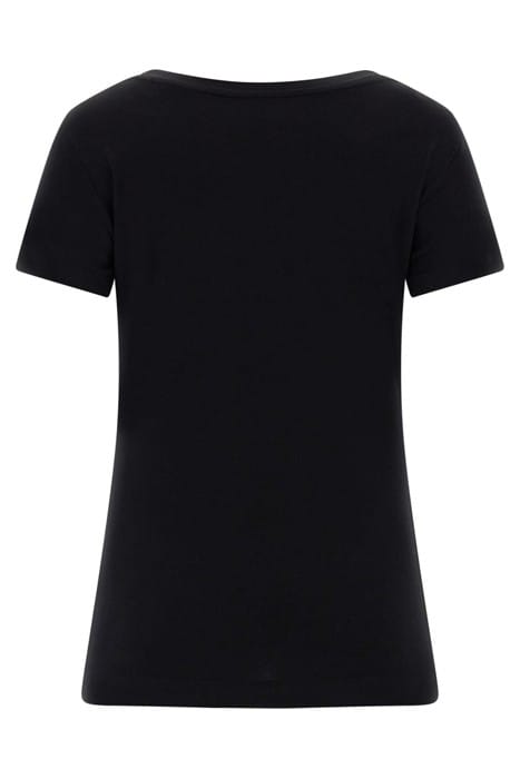 GUESS ECO SS CN 4G LOGO TEE JET BLACK A996 5
