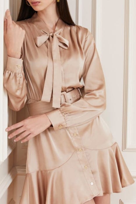 MARCIANO BY GUESS DIANNE DRESS FAWN TAUPE 6