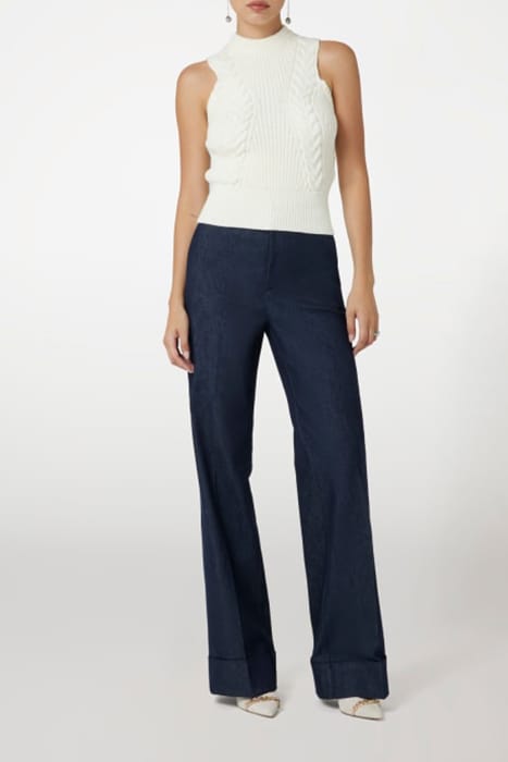 MARCIANO BY GUESS OZUNA SWEATER VEST PALE KNITTED PEARL 3