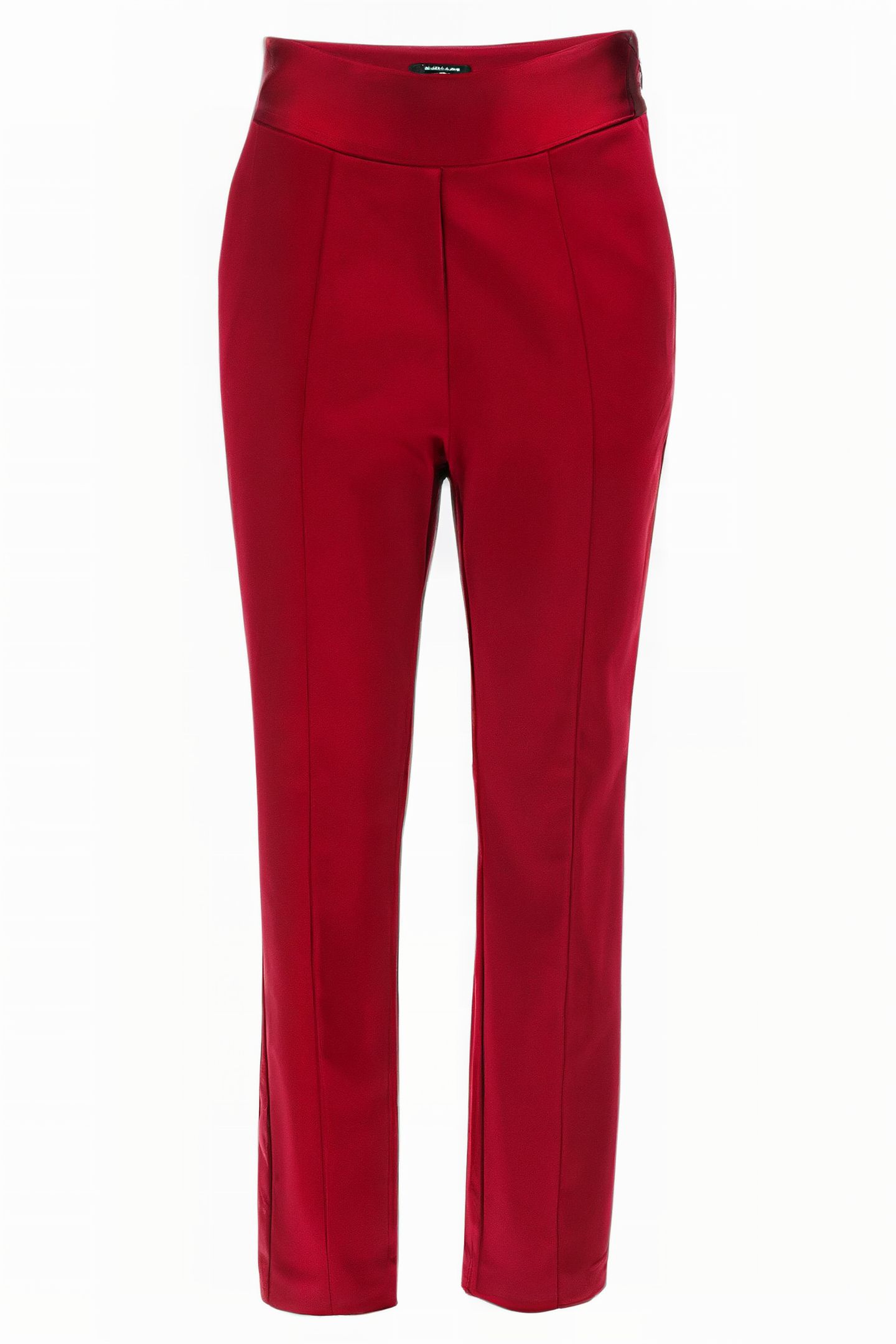 MARCIANO BY GUESS ROXANNE PANT LACQUER RED STRAIGHT 4