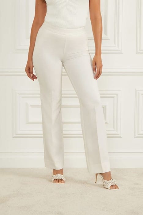 MARCIANO BY GUESS SALLY PANT NEW PALE STRAIGHT PEARL 1