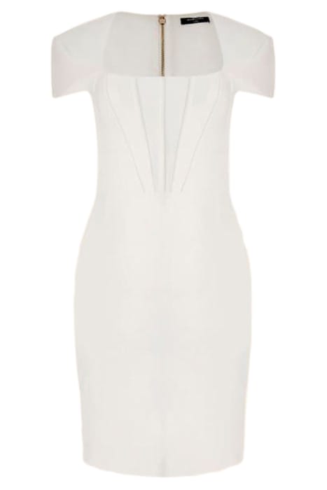 MARCIANO BY GUESS KYLE CORSET DRESS PALE PEARL 3
