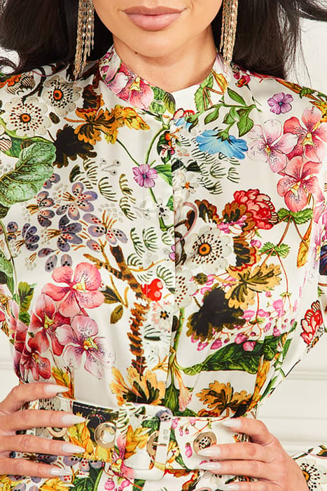 MARCIANO BY GUESS BLAIR DRESS BOTANICAL GARDEN PRINT 6