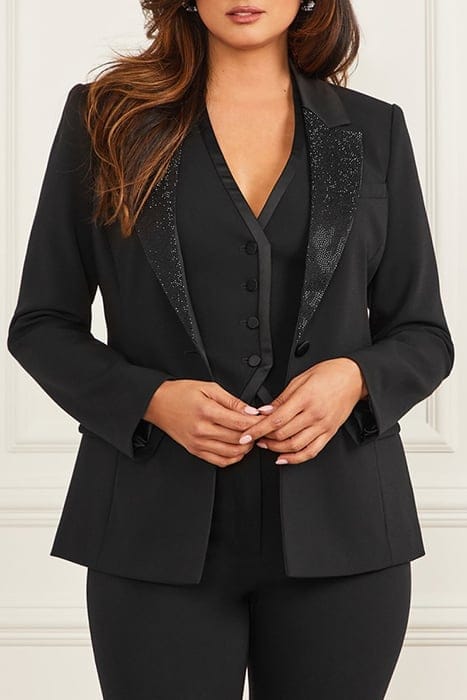 MARCIANO BY GUESS ORLA BLAZER JET BLACK 1