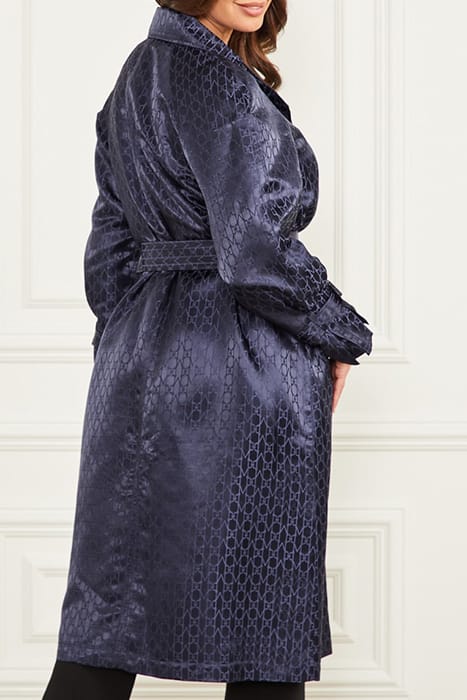 MARCIANO BY GUESS MONOGRAM TRENCH SECRET BLUE 2