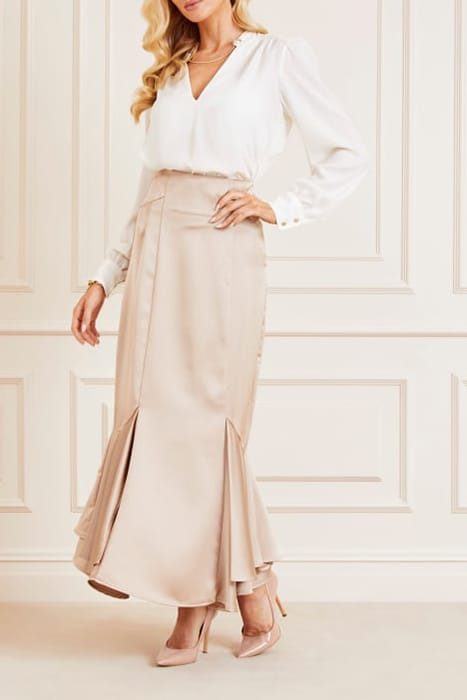 MARCIANO BY GUESS GABRIELLE SKIRT FAWN TAUPE 3