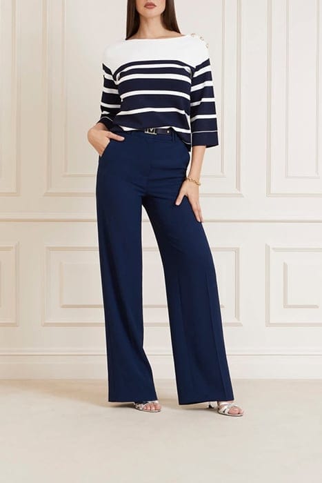 MARCIANO BY GUESS FEBE SWEATER STRIPED BLUE AND WHITE KNITTE 3