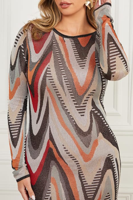 MARCIANO BY GUESS SCARLETT SHORT DRESS HIGHLOW ALL OVER JACQ 5