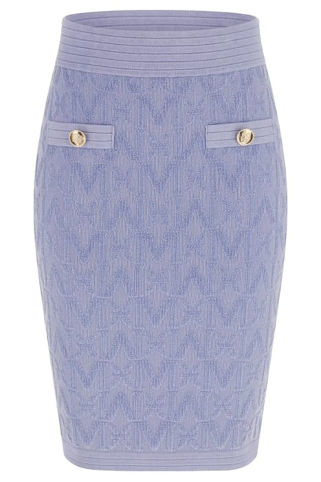 MARCIANO BY GUESS PENELOPE ALL OVER DUST LIGHT MINI SKIRT BL 4