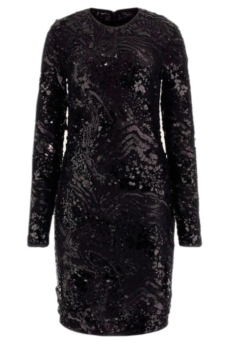 MARCIANO BY GUESS TERA DRESS JET BLACK MULTI 4