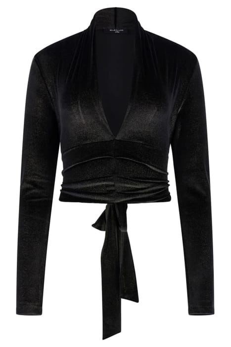 MARCIANO BY GUESS STARR TOP GOLD BLOUSE MULTI 4