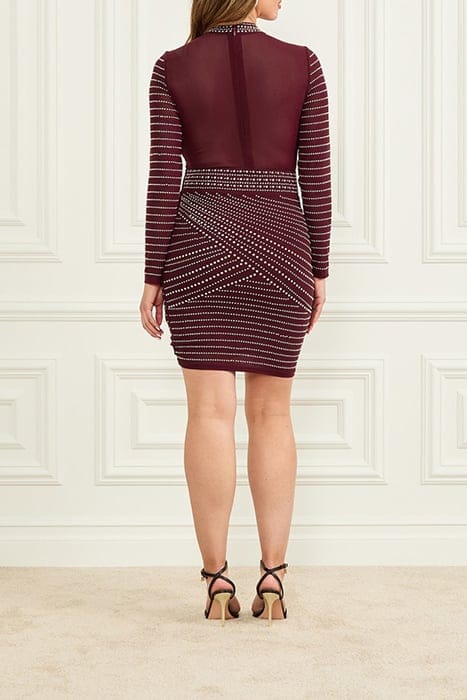 MARCIANO BY GUESS STELLA MINI DRESS VINO 4