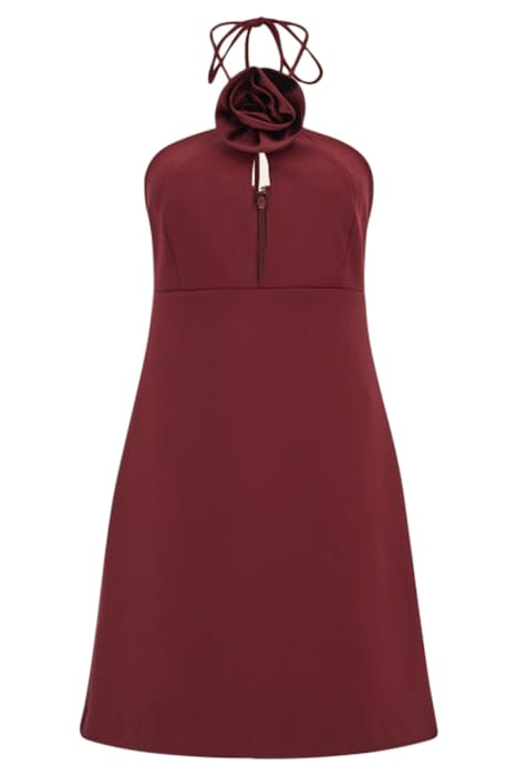 MARCIANO BY GUESS DANIELA SCUBA MINI DRESS VINO 4