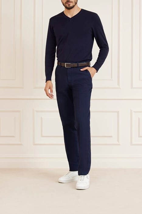MARCIANO BY GUESS ESSENTIAL NECK GAR SMART SWEATER BLUE 3