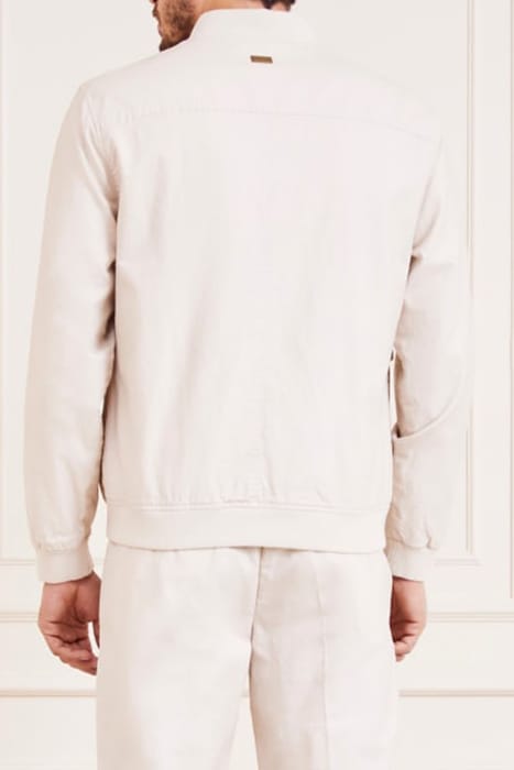 MARCIANO BY GUESS BOMBER WITH BUTTONS NEUTRAL JACKET MILK 2