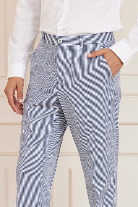 MARCIANO BY GUESS ROGER CLASSIC CHINO SMART BLUE AND WHITE 5