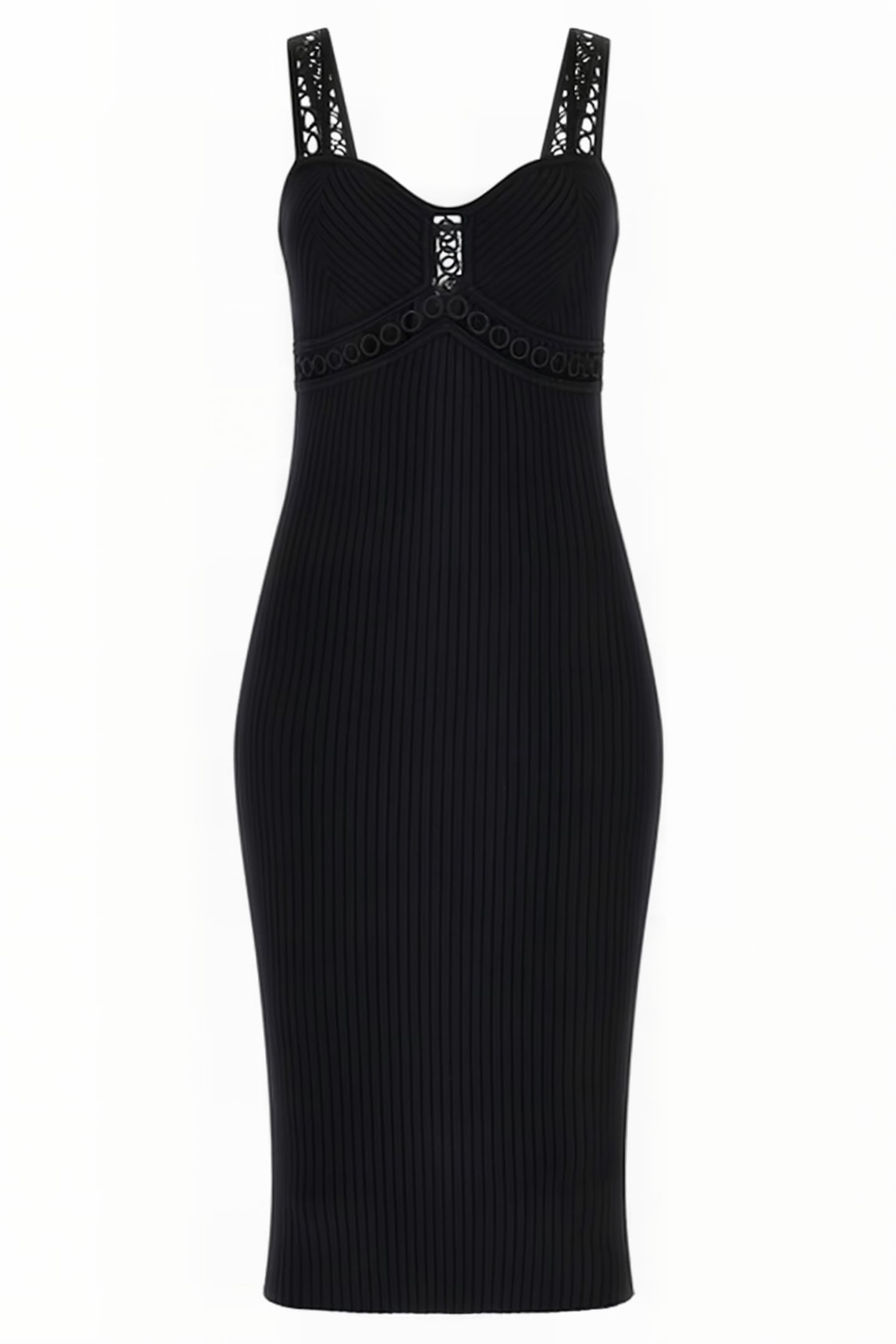 MARCIANO BY GUESS YOHANA DRESS SWEATER JET BLACK 4