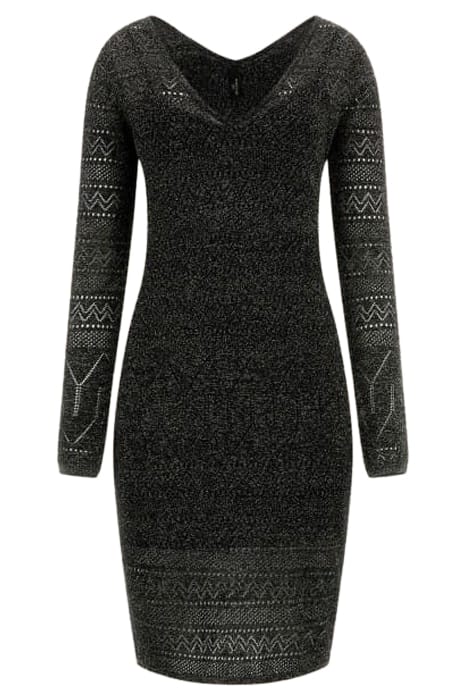 MARCIANO BY GUESS HYDRA TUNIC SHORT DR JET BLACK 4