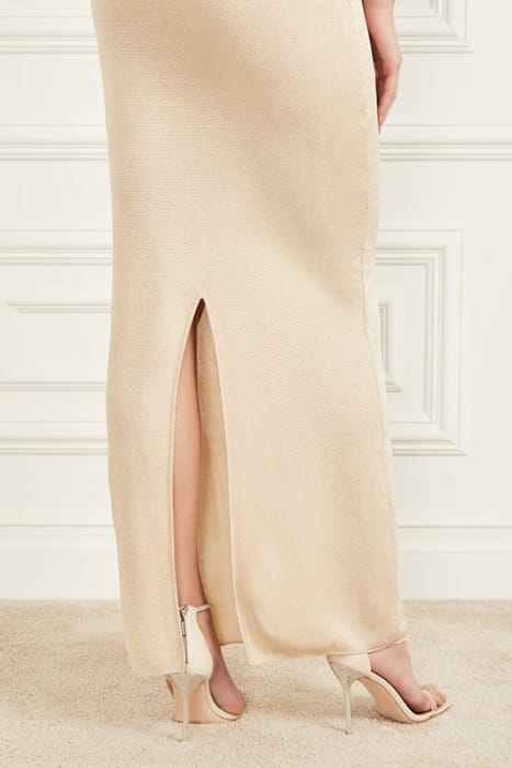 MARCIANO BY GUESS SCARLETT LONG DRESS BUFFY MULTI 5
