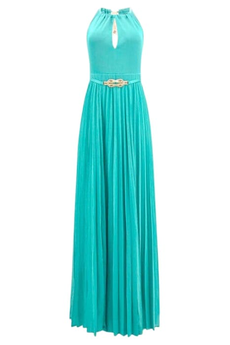 MARCIANO BY GUESS MINA LONG DRESS SOLI POMPOM GREEN 3