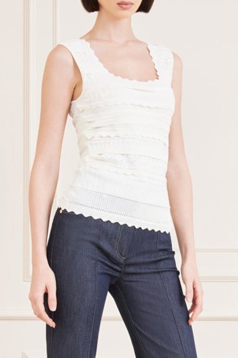 MARCIANO BY GUESS SYRIA TOP PALE PEARL 1