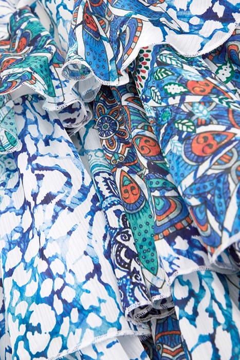 MARCIANO BY GUESS MINA FLARE DRESS PRINTBOHO ANIMALLER 8