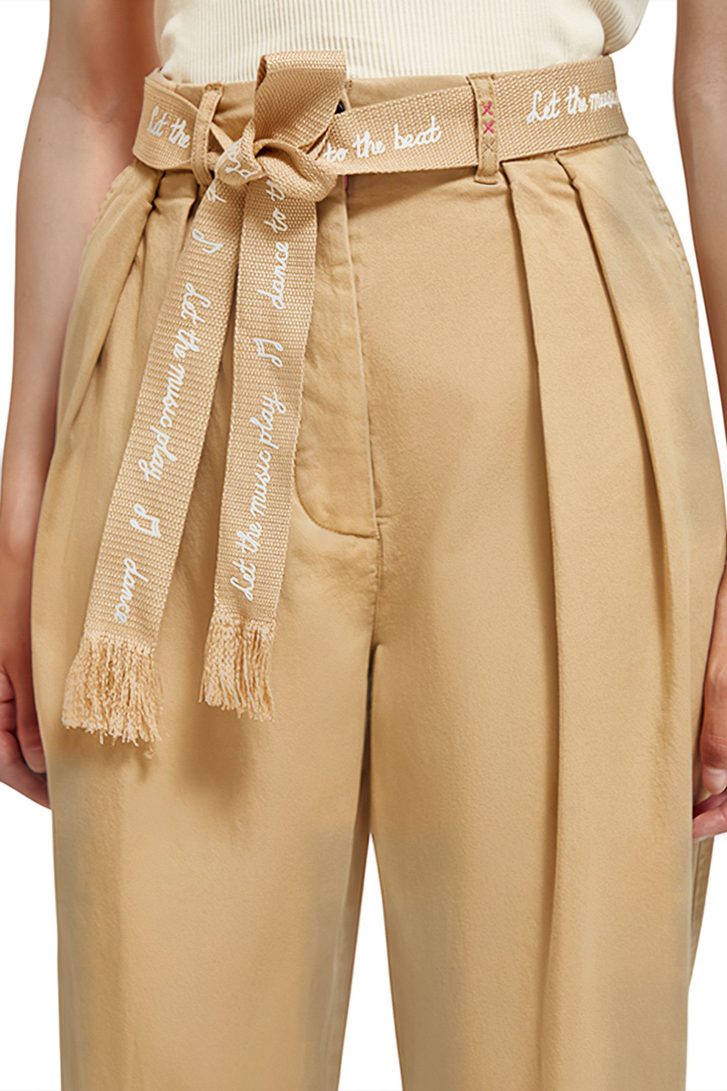 FAYE - HIGH RISE RELAXED TAPERED LEG PAPER BAG UTILITY PANTS 7