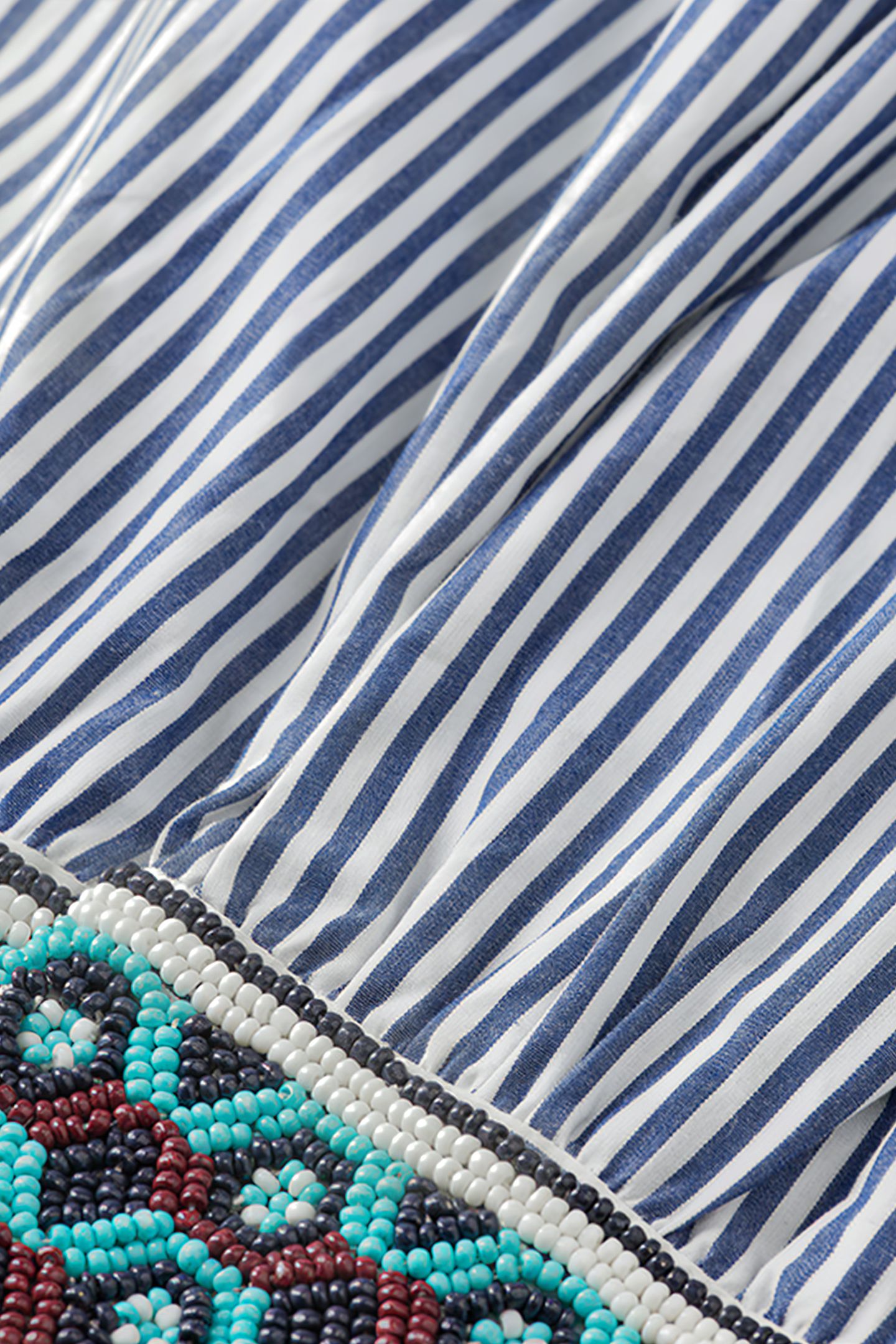 OVERSIZED SHIRT WITH POCKET MARINE STRIPE 7