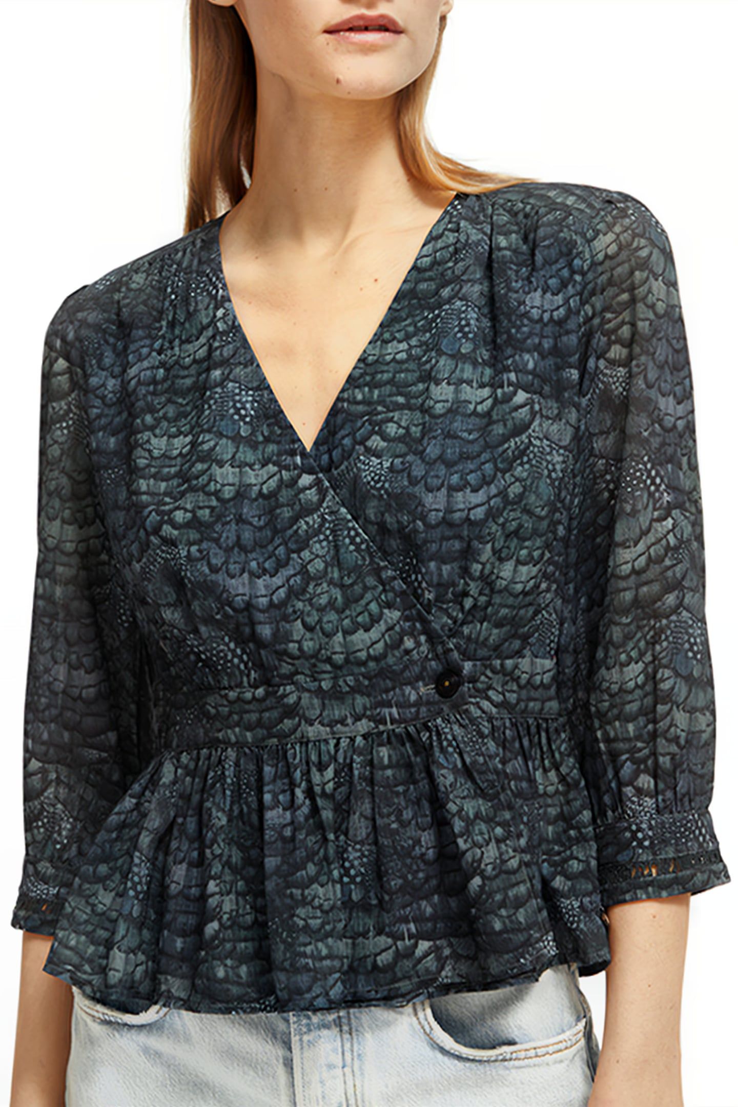 WRAP TOP FEATHER BOTTLE GREEN 6