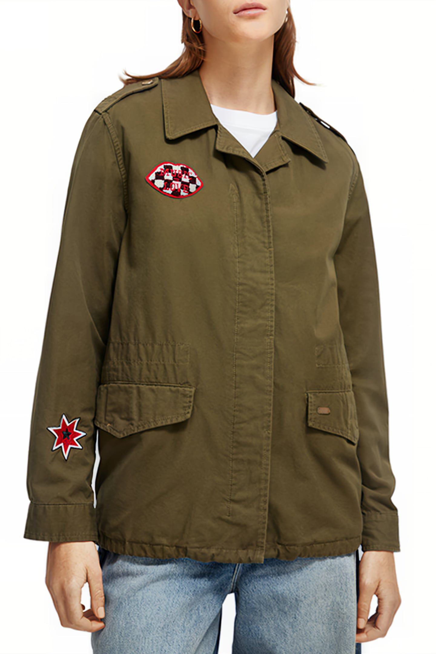 EMBROIDERED FESTIVAL JACKET MILITARY 1