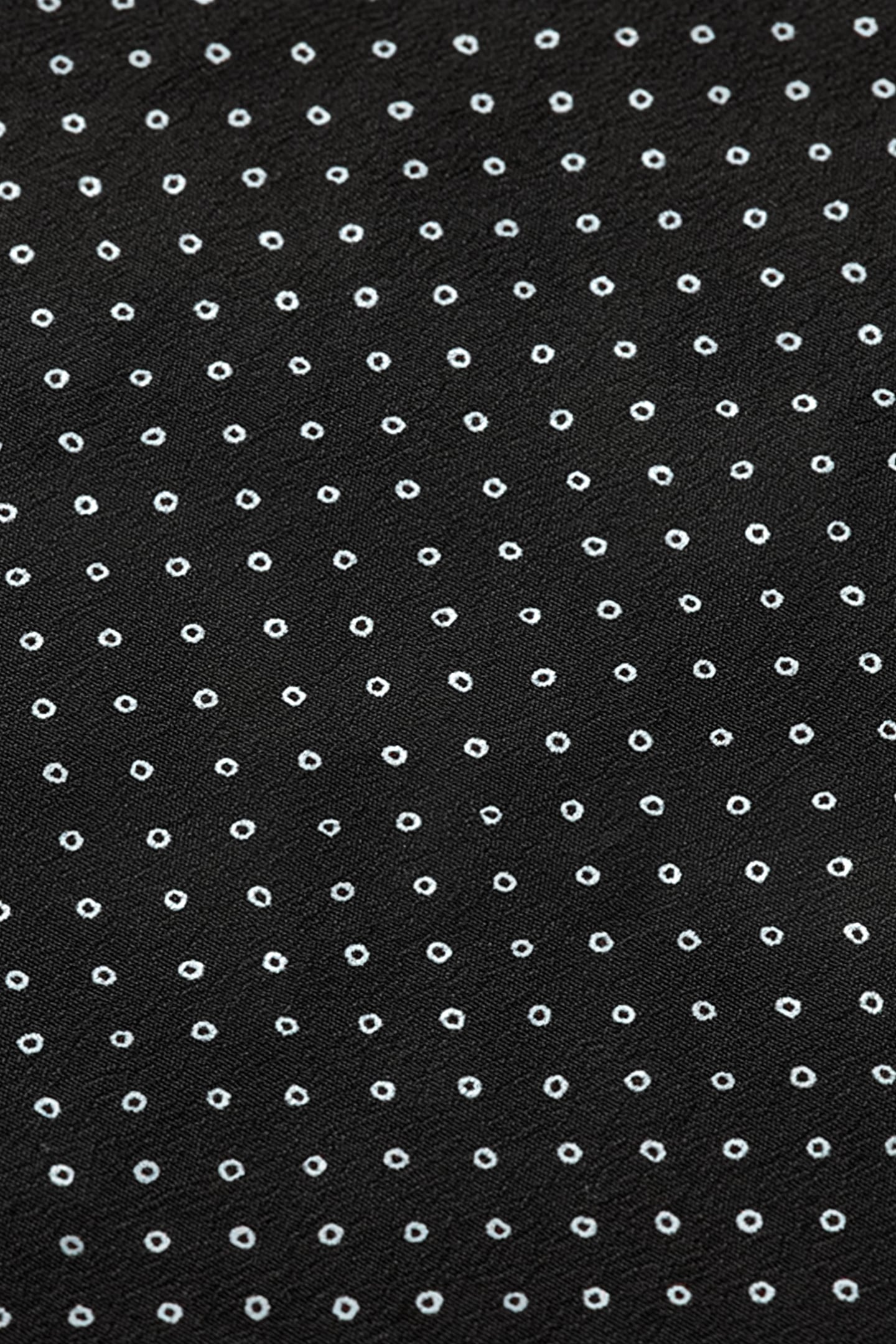 MIDI DRESS WITH HIGH LOW HEM POLKA EVENING BLACK 8