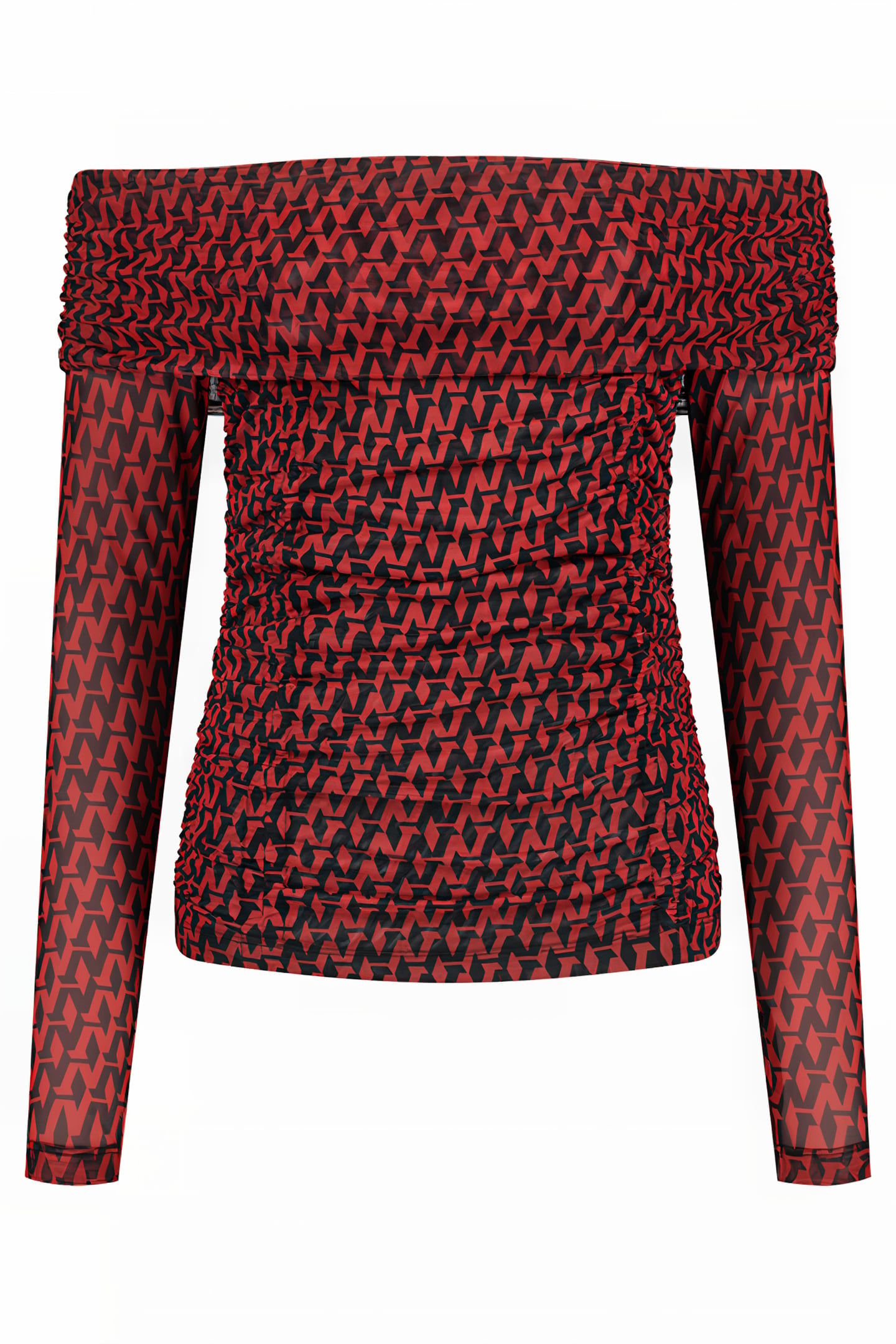 ASIA MESH TOP RACING RED 1