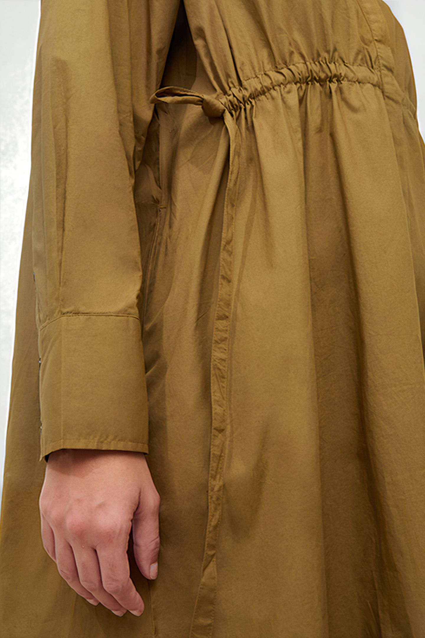 RHODES POPLIN SHIRT DRESS GREEN 4
