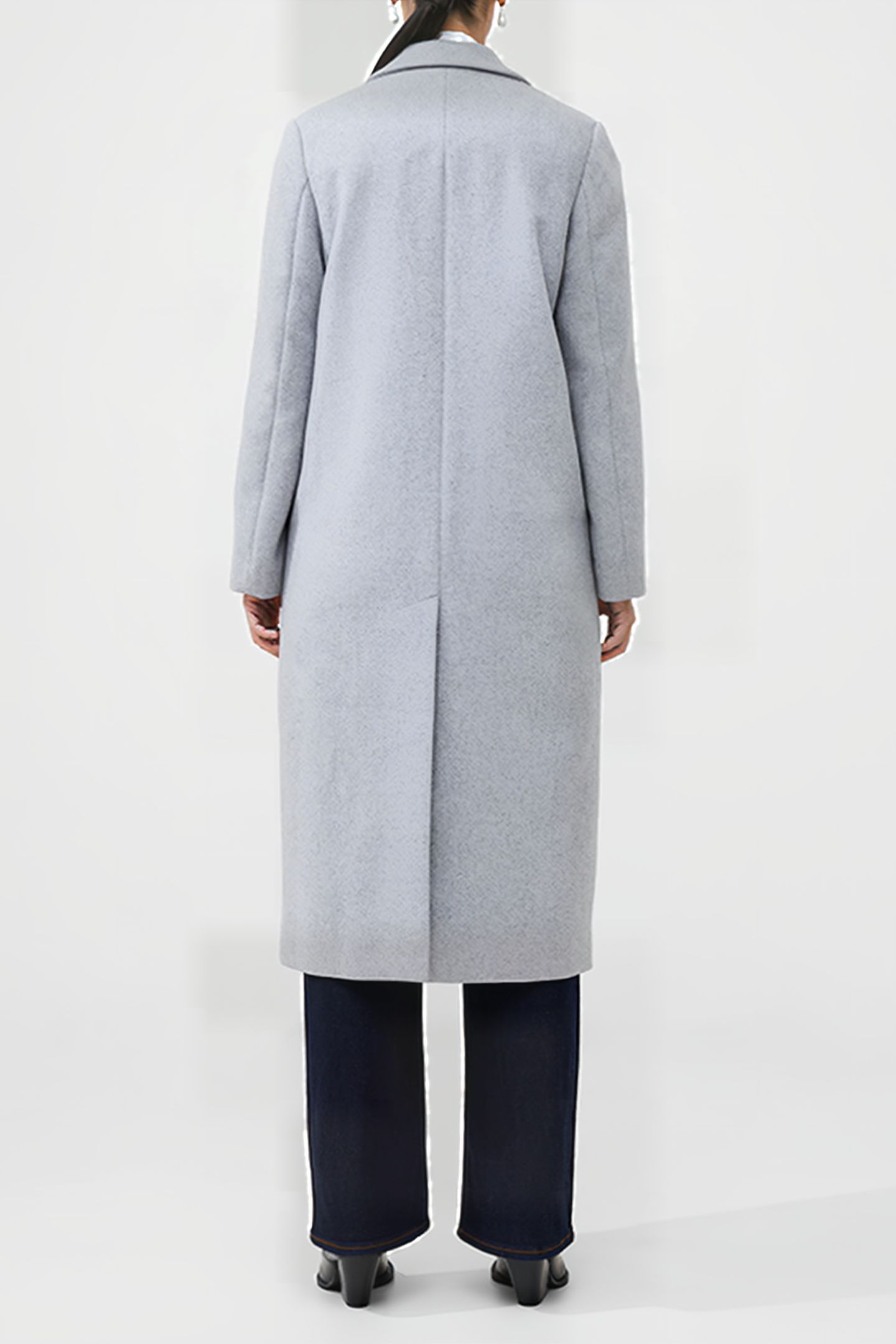 FAWN FELT COAT BLACK 2