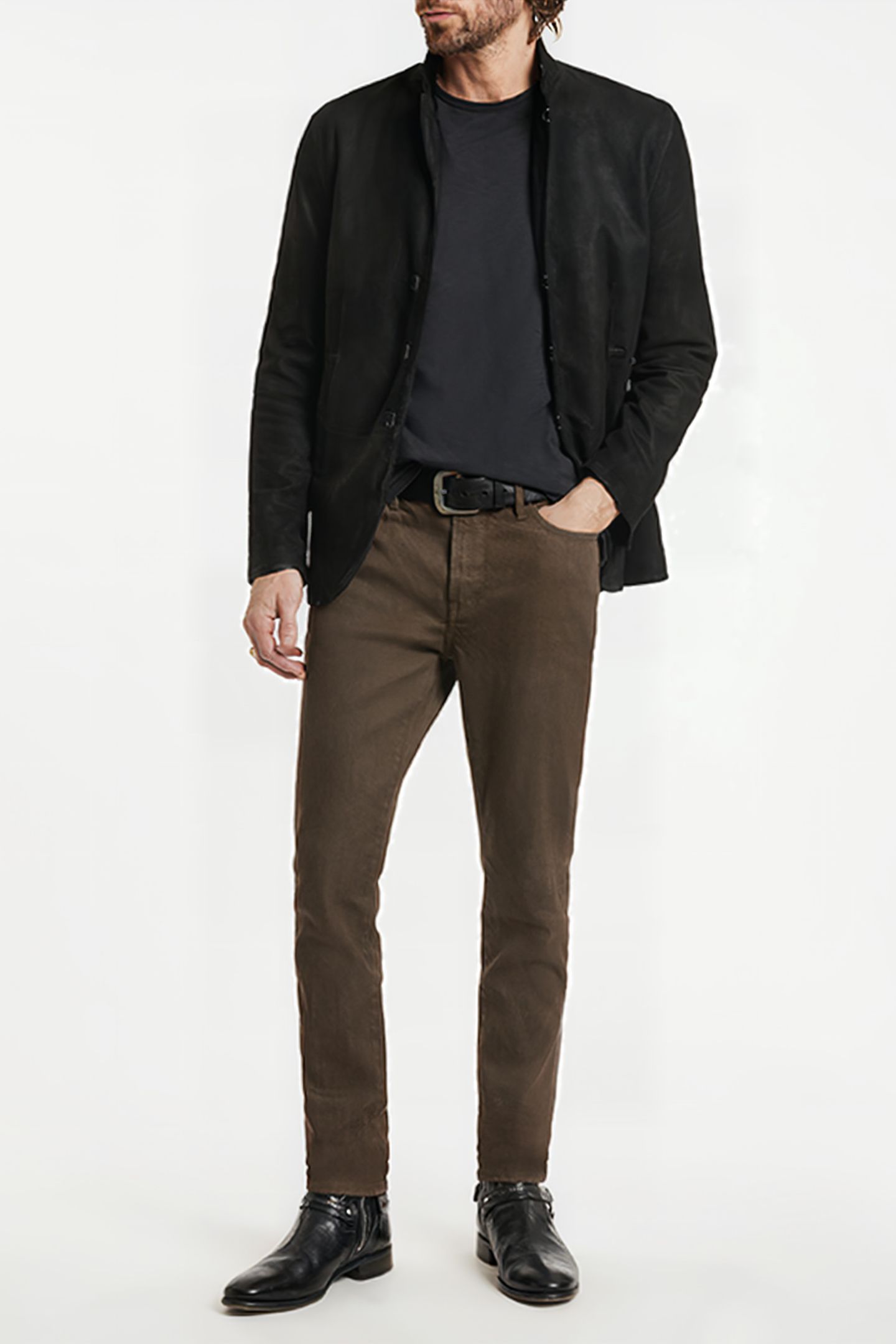 J704 - TAPER FIT DEEP OLIVE 2