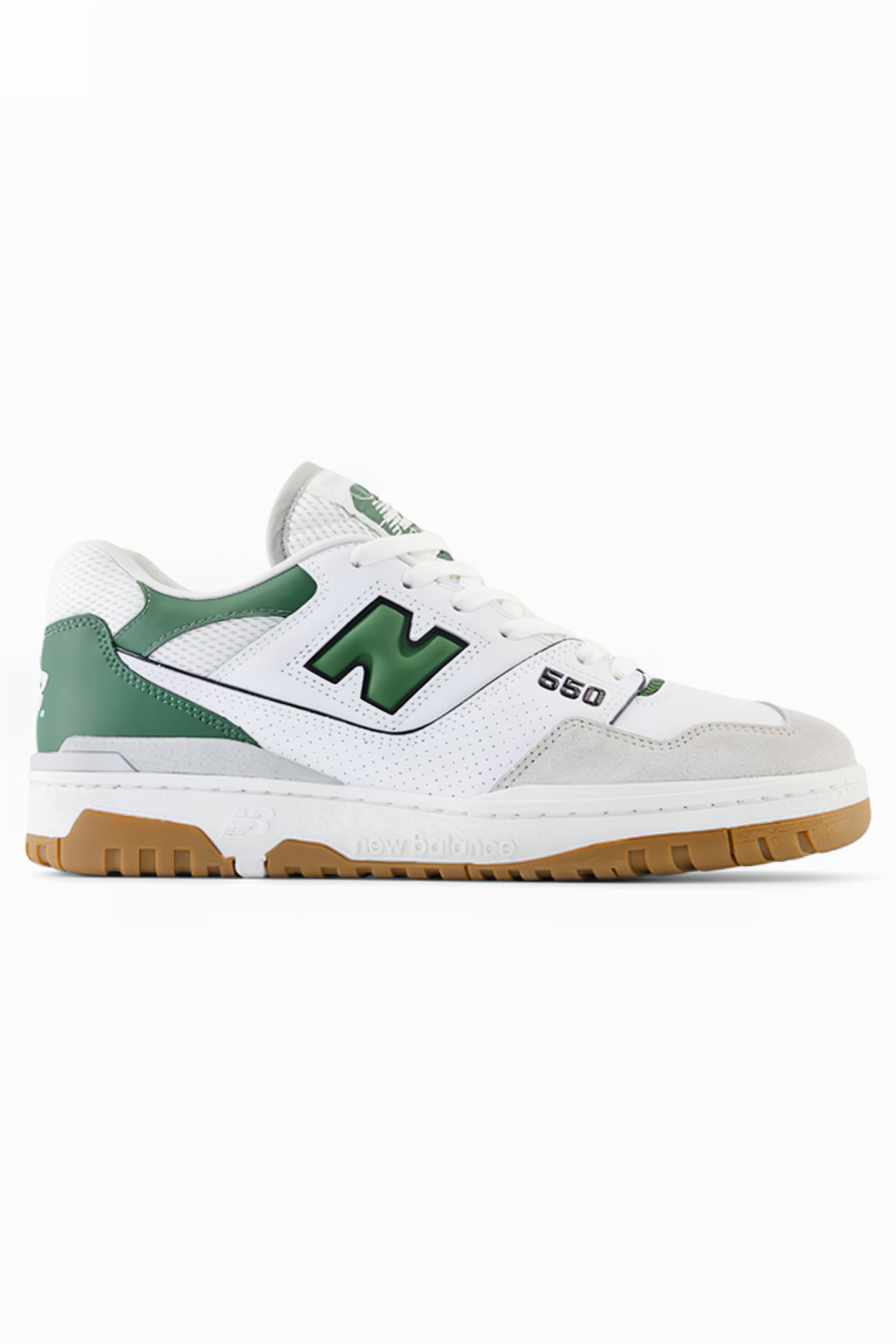 BB550ESB SNEAKERS IN WHITE & GREEN 1